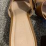 Office Brown Leather Wedges Image 8