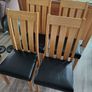 Solid wood table & chairs Image 8
