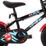 Kids Bike 12 inch Black and Red Image 6