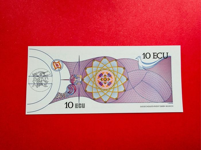 Test  Banknote 10 ECU  1992   SPECIMEN   ( Uncirculated )