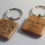 Custom Personalised Car Logo Symbol Harley BMW Honda Keychain Keyrings Gift Wood laser engrave Image 5