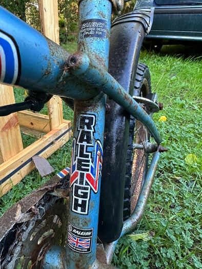 Vintage Raleigh Boxer BMX Blue