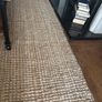 190 by 290 app woven brown rustic jute sisal hand knotted rug Image 2