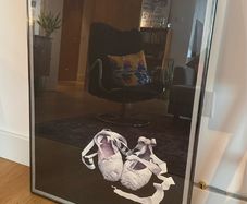 Collectors Harvey Edwards "Ballet Slippers"  Framed Photography Art Dance Ballet