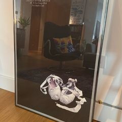 Collectors Harvey Edwards "Ballet Slippers"  Framed Photography Art Dance Ballet