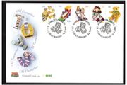 2002 Ireland Greeting self-adhesive Booklet Commentative Stamps An Post First Day Cover (FDC)