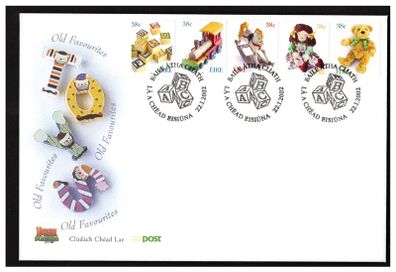 2002 Ireland Greeting self-adhesive Booklet Commentative Stamps An Post First Day Cover (FDC)