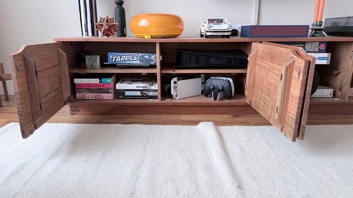 Wood TV cabinet
