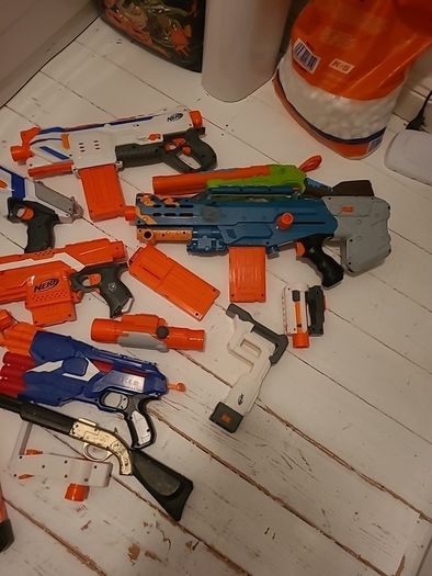 nerf x 6 plus accessories