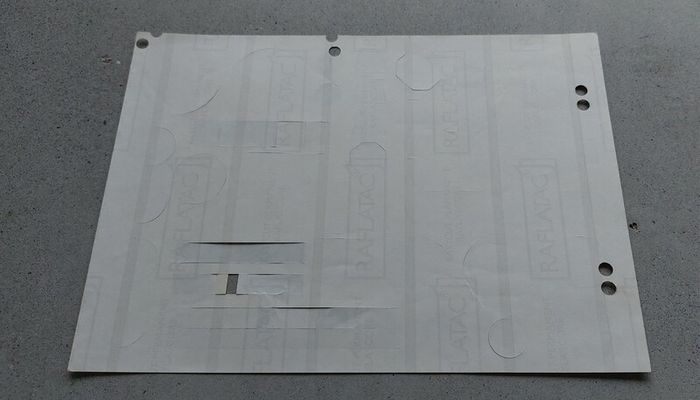 Lego Club UK Blacktron sticker sheet 1991