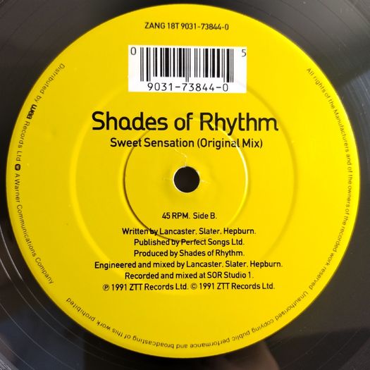 Shades Of Rhythm - Sweet Sensation - ZZT Records - SOR 90s PIANO House CLASSIC!