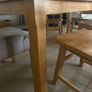 Solid wood dining table & 6 chairs Image 4