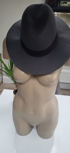 Witchery 100% Wool Grey Fedora - One Size