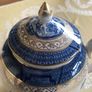 Booths Real Old Willow Round Tea Pot - Rare Image 3