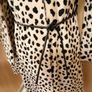 Women's Coat Leopard Print REDUCED Size 14 Image 2