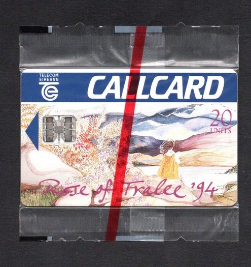 1994 Ireland 20 unit Rose of Tralee '94 (Schlumberger SC7) Call Card Mint in Packaging