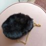 Mini faux fur handbag Image 4