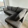 Grey corner sofa l shaped Image 2