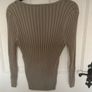 cardigan khaki principle ribbed cardigan with frill detail sizev12 Image 6