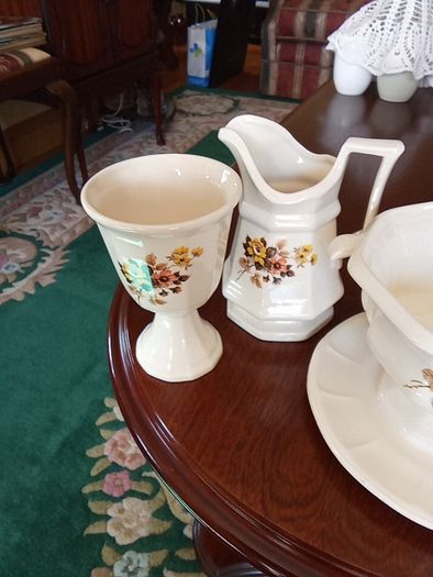 5 Pieces English Pottery.  Now Price Now Reduced. Now