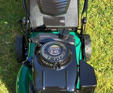 lawnmower petrol with grassbox