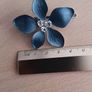 Vintage Flower Hair Clip with Rhinestones Image 5