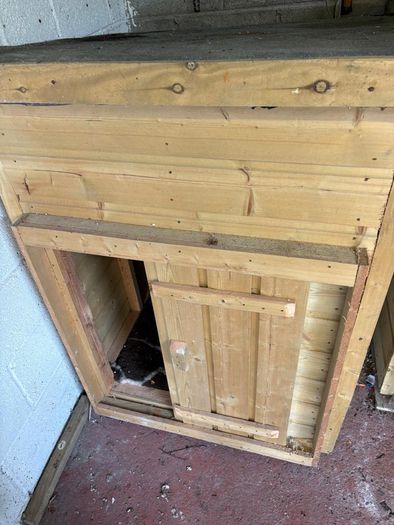 Solid Wooden Dog Kennel