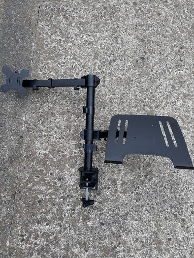 IKEA Stubberget monitor arm and laptop holder