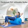 Air Roller Inflatable Gymnastics Tumbling Barrel, Inflatable Air Gymnastic Training Barrel with Air Pump, Tumbling Roller Gym Tumble Track Trainer for Exercise Training Yoga Backflip Image 7