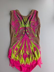 Rhythmic gymnastics leotard girls