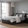 IKEA Malm Queen Size Bed Frame in Black-Brown with Under-Bed Storage Drawer Image 2