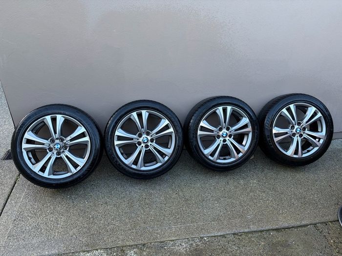 18" Genuine BMW Style 569 Alloy Wheels & Tires Set (5x112)