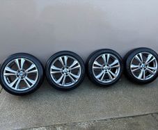 18" Genuine BMW Style 569 Alloy Wheels & Tires Set (5x112)
