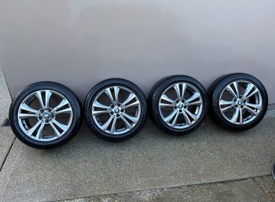 18" Genuine BMW Style 569 Alloy Wheels & Tires Set (5x112)