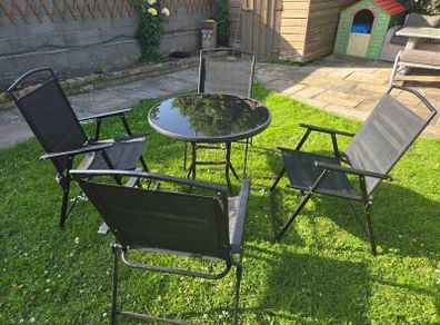 Garden table and chairs