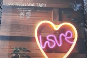 led strip lights Neon Love Heart Wall Light