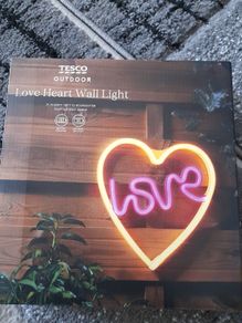 led strip lights Neon Love Heart Wall Light
