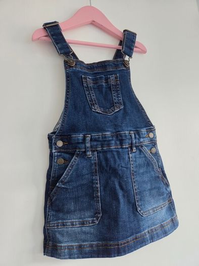 3-4years, Fatface Denim Pinafore - Like New