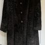 Per Una Marks & Spencer Long Velvety Sherpa Style Long Ladies Coat. In Very Good Condition. Made In Italy. Dark brown. Size Medium Image 2
