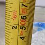 Vintage Art Glass Round Aquarium Paperweight with Bubbles and one Blue Dolphins Image 7