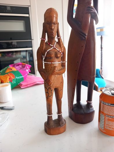 African figurine/statues/ carving ornaments decor masks home wooden hand carved tribal