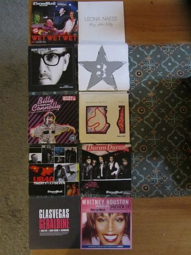 Box of 291 Promo CDs
