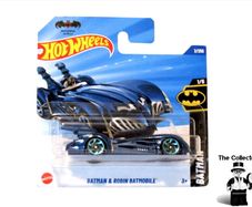 Hot Wheels Batman & Robin Batmobile Blue Diecast Car Brand New Sealed