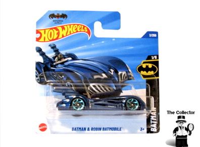Hot Wheels Batman & Robin Batmobile Blue Diecast Car Brand New Sealed