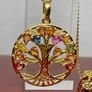Sapphire Pendant with Chain (Size 20) in Yellow Gold Plated Sterling Silver 2.78 Ct. Image 2