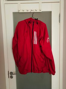 2019-20 Munster Rugby Adidas Hooded Rain Jacket