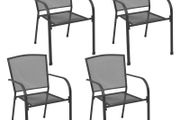 4 Outdoor Mesh Chairs
