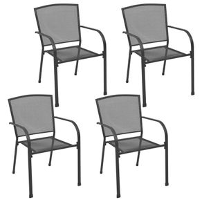 4 Outdoor Mesh Chairs