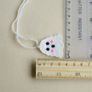 Handmade Beaded Cute Ghost Necklace Image 4