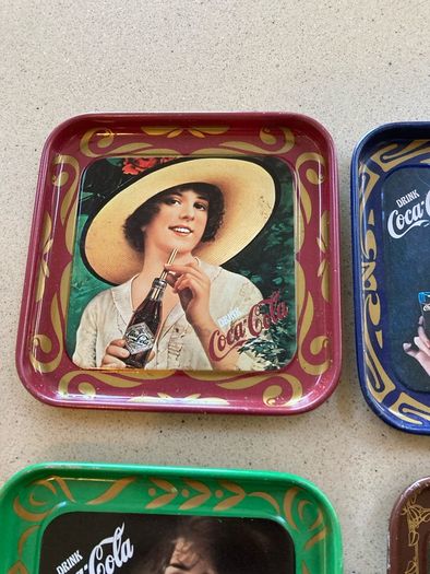 Coca Cola Liberty Metal coasters set